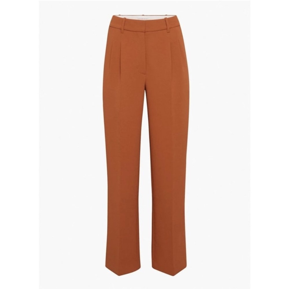 Wilfred Effortless pant cropped Anise brown 2 reg